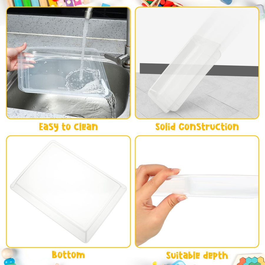 School Of Art X Craft - 24 Pcs Plastic Art Trays 11
