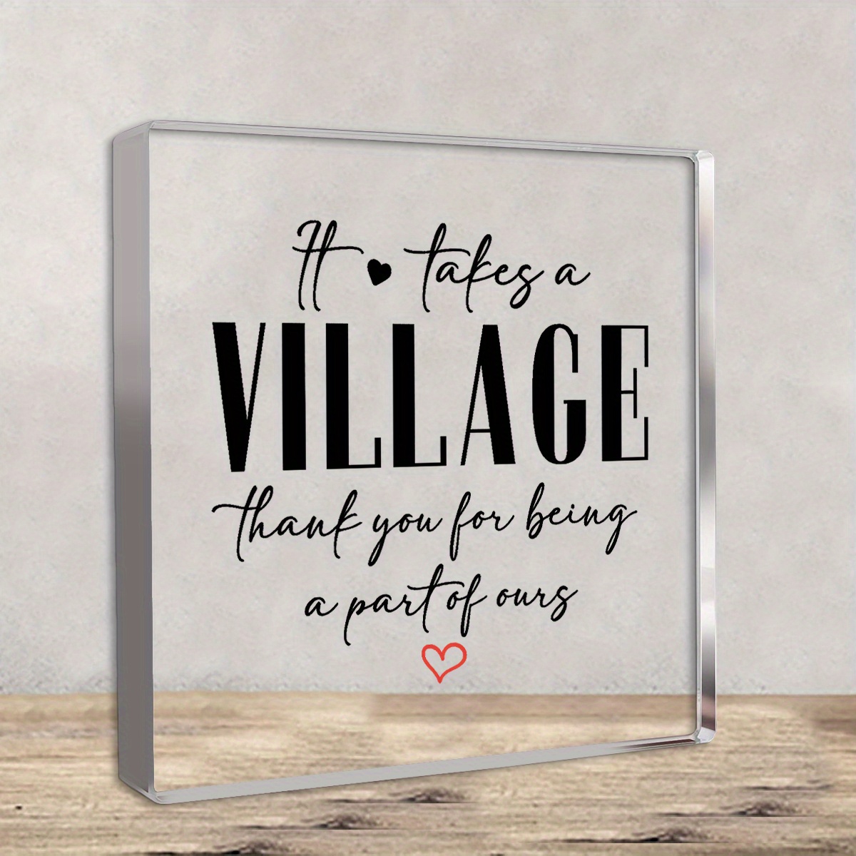 Art Craft Village - Boho Home Decor Unique Village Centerpiece,