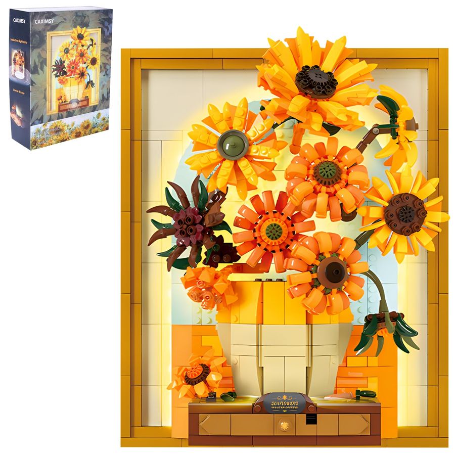 Art Craft Building - Flowers Sunflower Building Block Sets Crafts