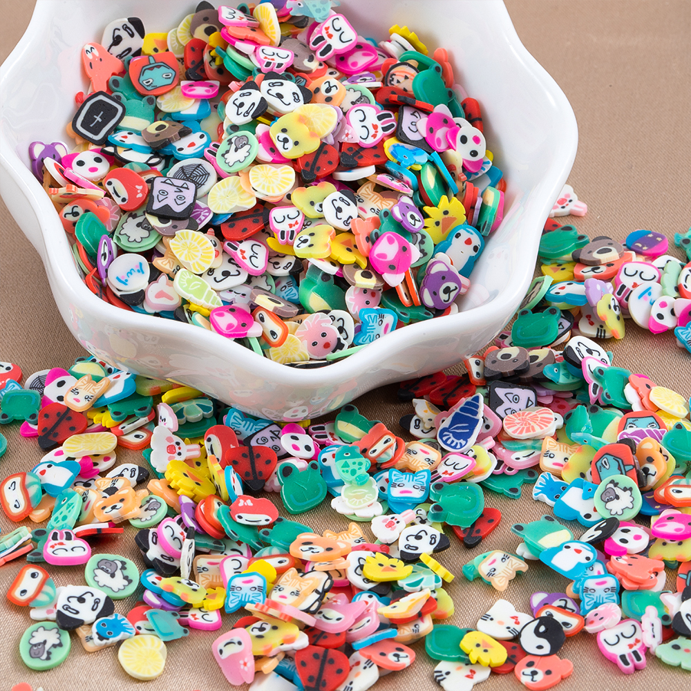 Art Craft Animals - 1000pcs Mix Fruit Soft Clay Slime