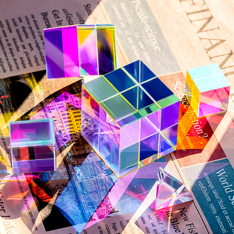 Art Craft Optical - Mini K9 Crystal Prism Cube Optical