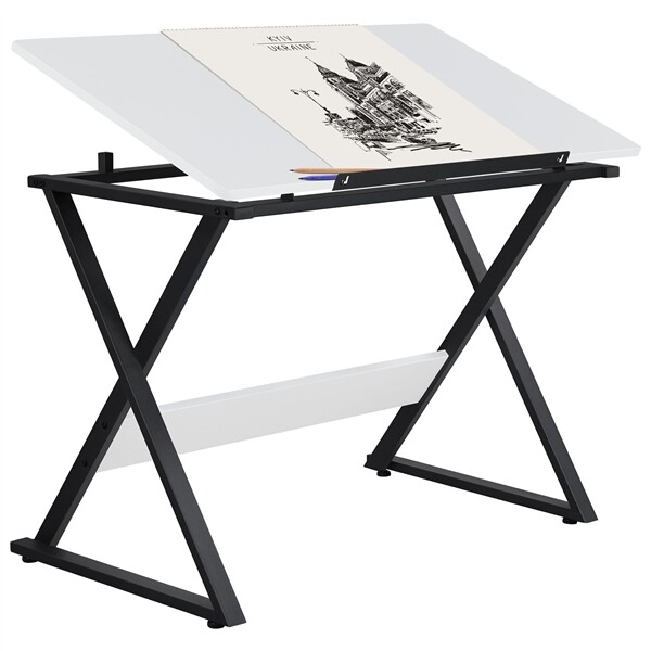 Art & Craft Paper Ideas - Art Desk Drafting Table Craft Work