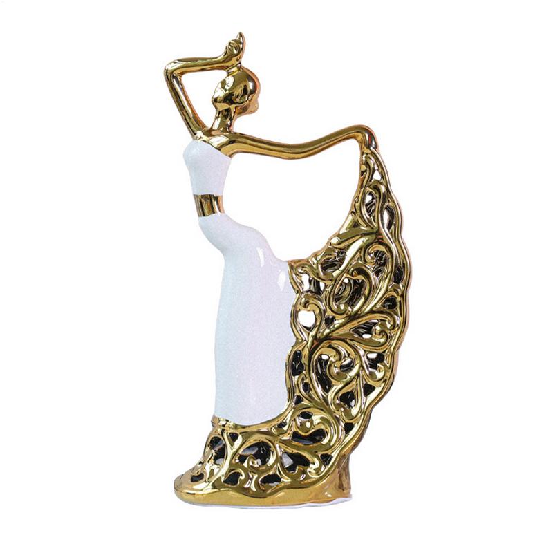 Art And Craft Studio - Modern Dancer Decoration Female Ballerina Decoration