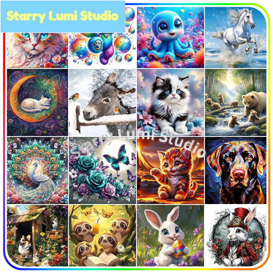 Art Craft Animals - Diamond Painting New Arrival Animals 5D