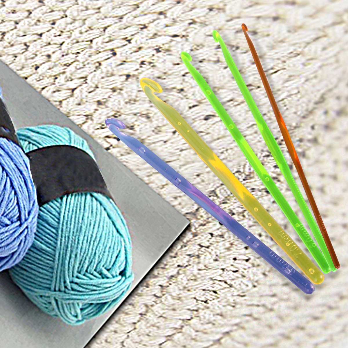 9Pcs Colorful Crochet Hooks Pl – обзор и цена Crochet Hook Set