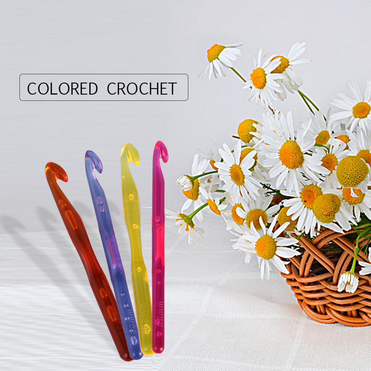 9Pcs Colorful Crochet Hooks Pl – обзор и цена Crochet Hook Set