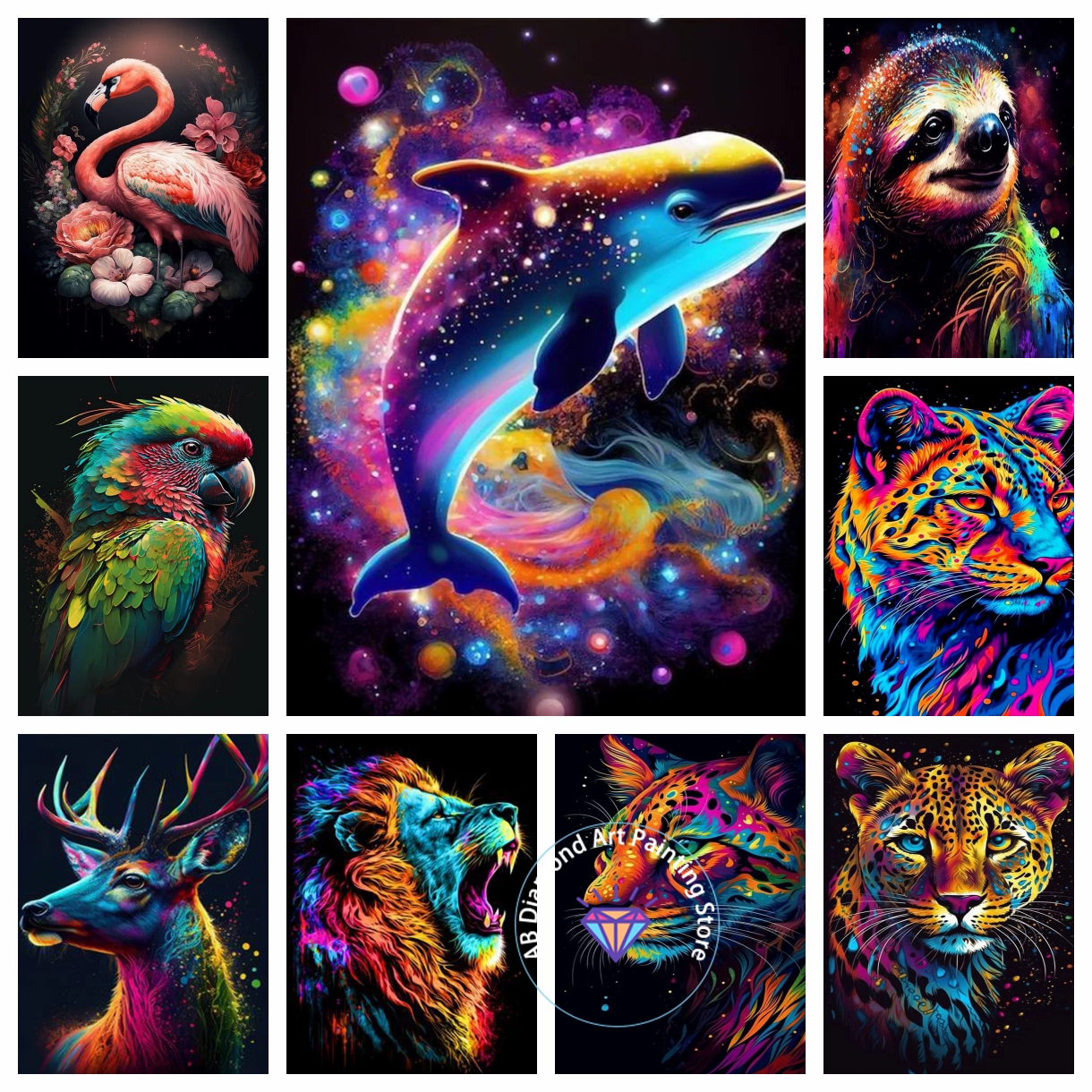 AB Diamond Painting Kits Color – обзор и цена Art Craft Lion