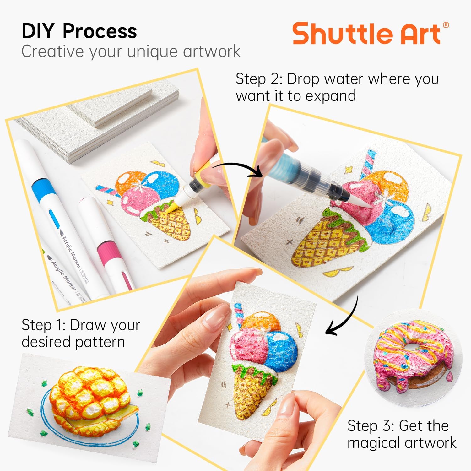 3D Puffy Foam Texture Painting – обзор и цена Art Craft In Paper