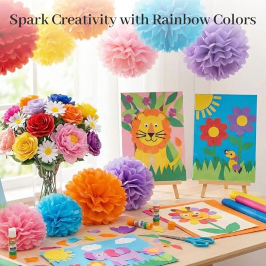 360 Sheets Tissue Paper Bulk,  – обзор и цена Art Craft In Paper