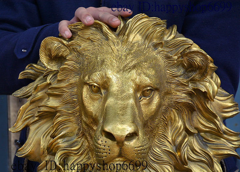 42 CM China Brass Copper Fengs – обзор и цена Art Craft Lion