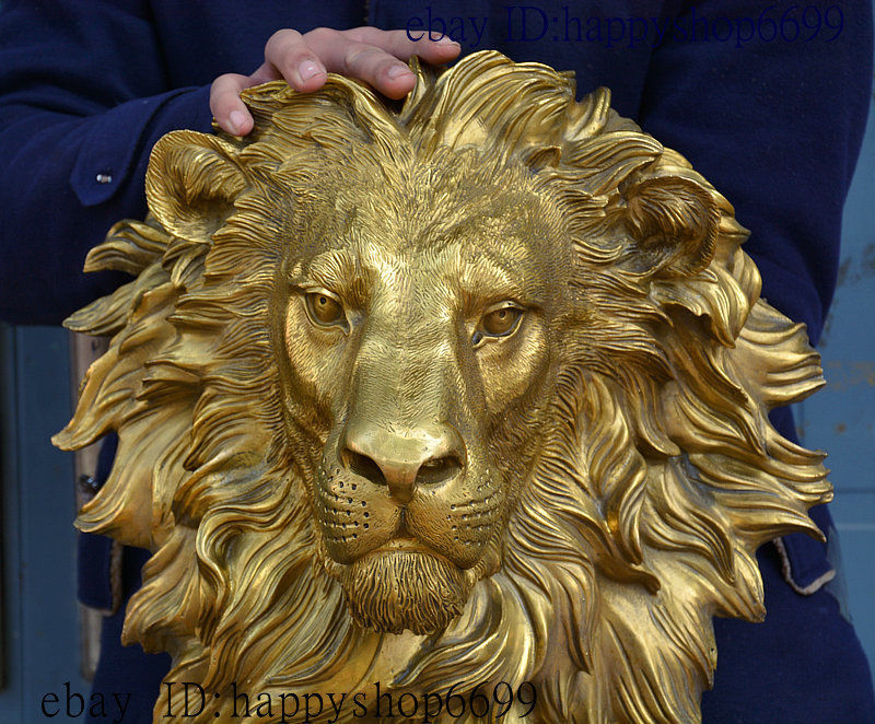 42 CM China Brass Copper Fengs – обзор и цена Art Craft Lion