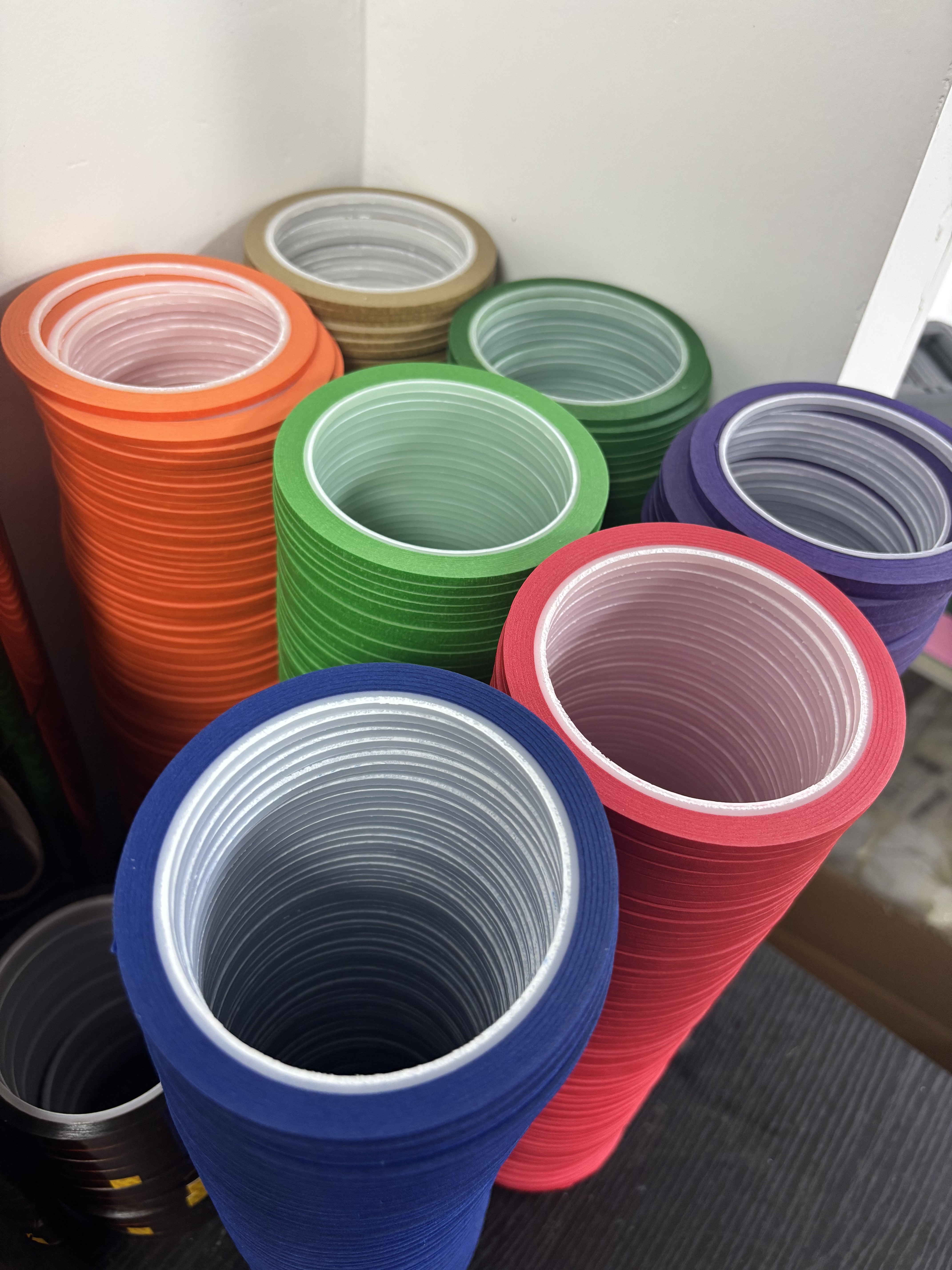 12ROLLS Rainbow Colored Maskin – обзор и цена School Of Art X Craft