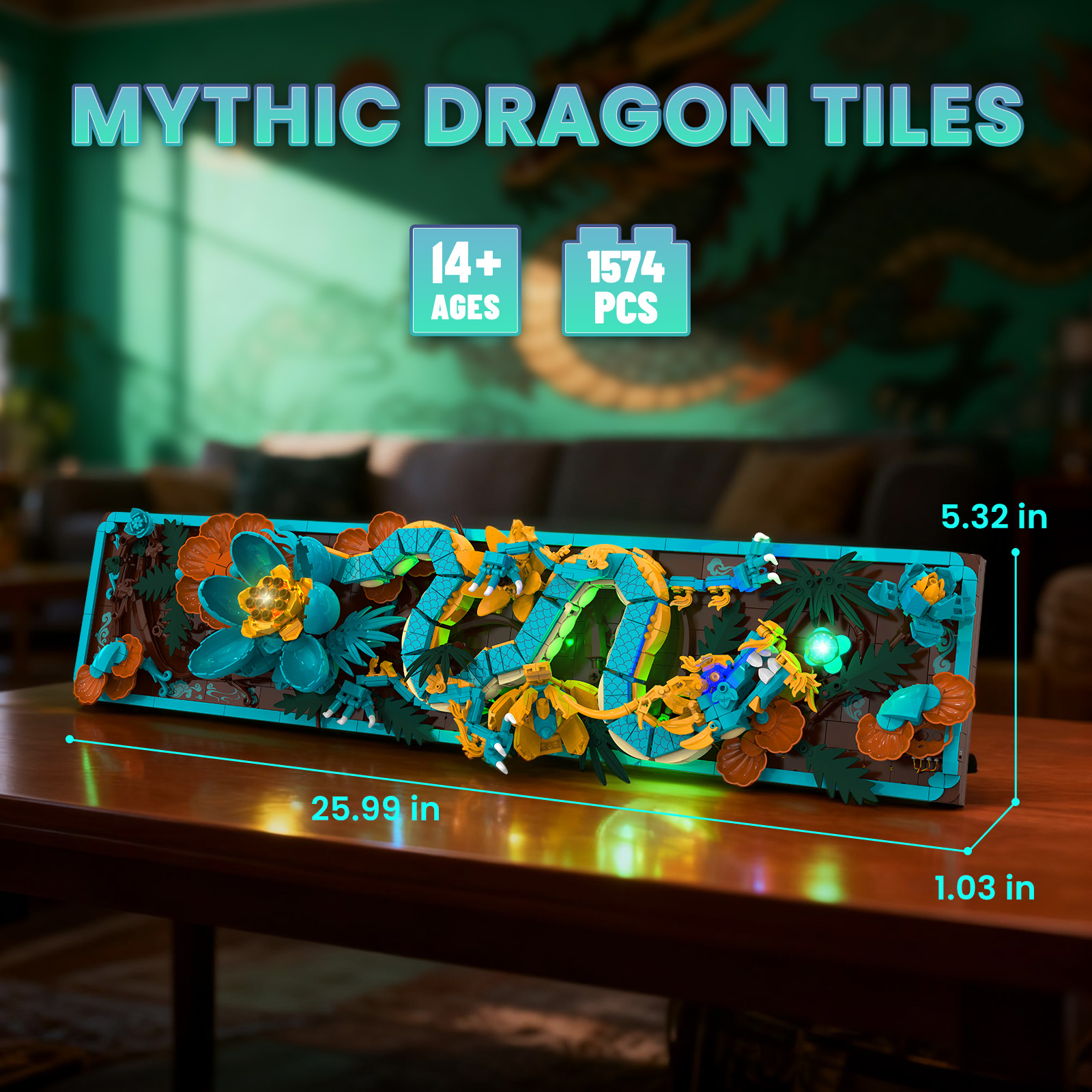 Mythic Dragon Tiles Building B – обзор и цена Art Craft Building