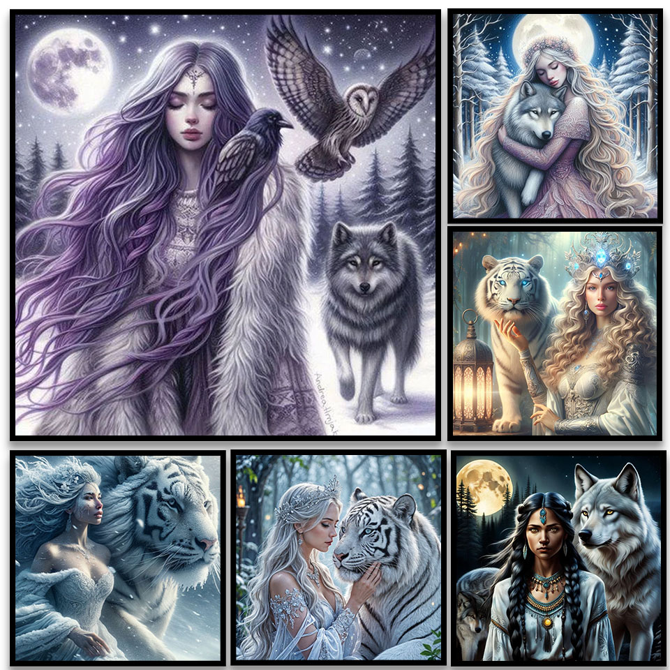 5D DIY Diamond Painting: Woman – обзор и цена Art Craft Lion