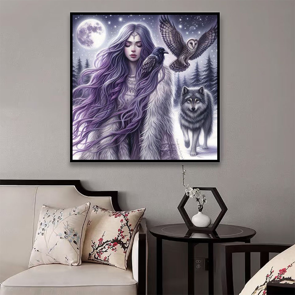 5D DIY Diamond Painting: Woman – обзор и цена Art Craft Lion