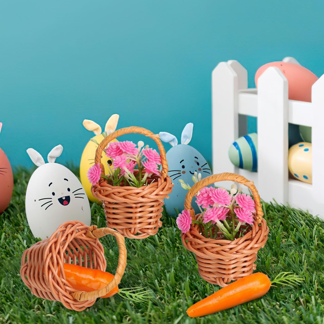 10 Pack Mini Woven Baskets wit – обзор и цена School Of Art X Craft