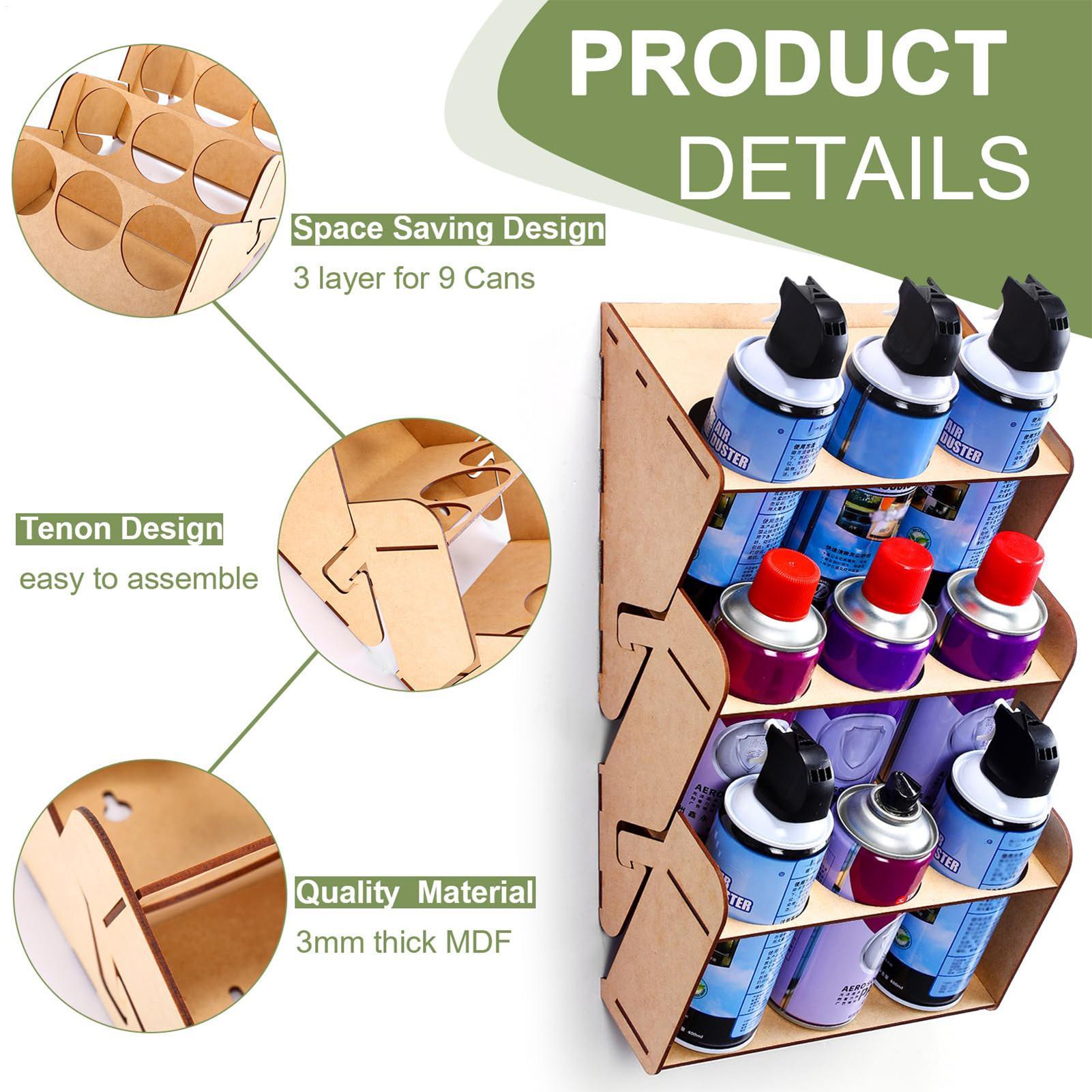 3-Tier Wall Mounted Spray Can  – обзор и цена Art And Craft Studio