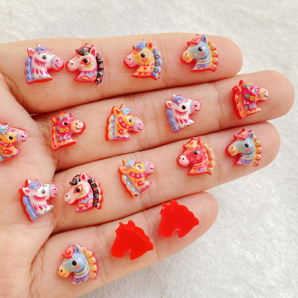 50pcs Resin Cute Mini Red Anim – обзор и цена Art Craft Easter