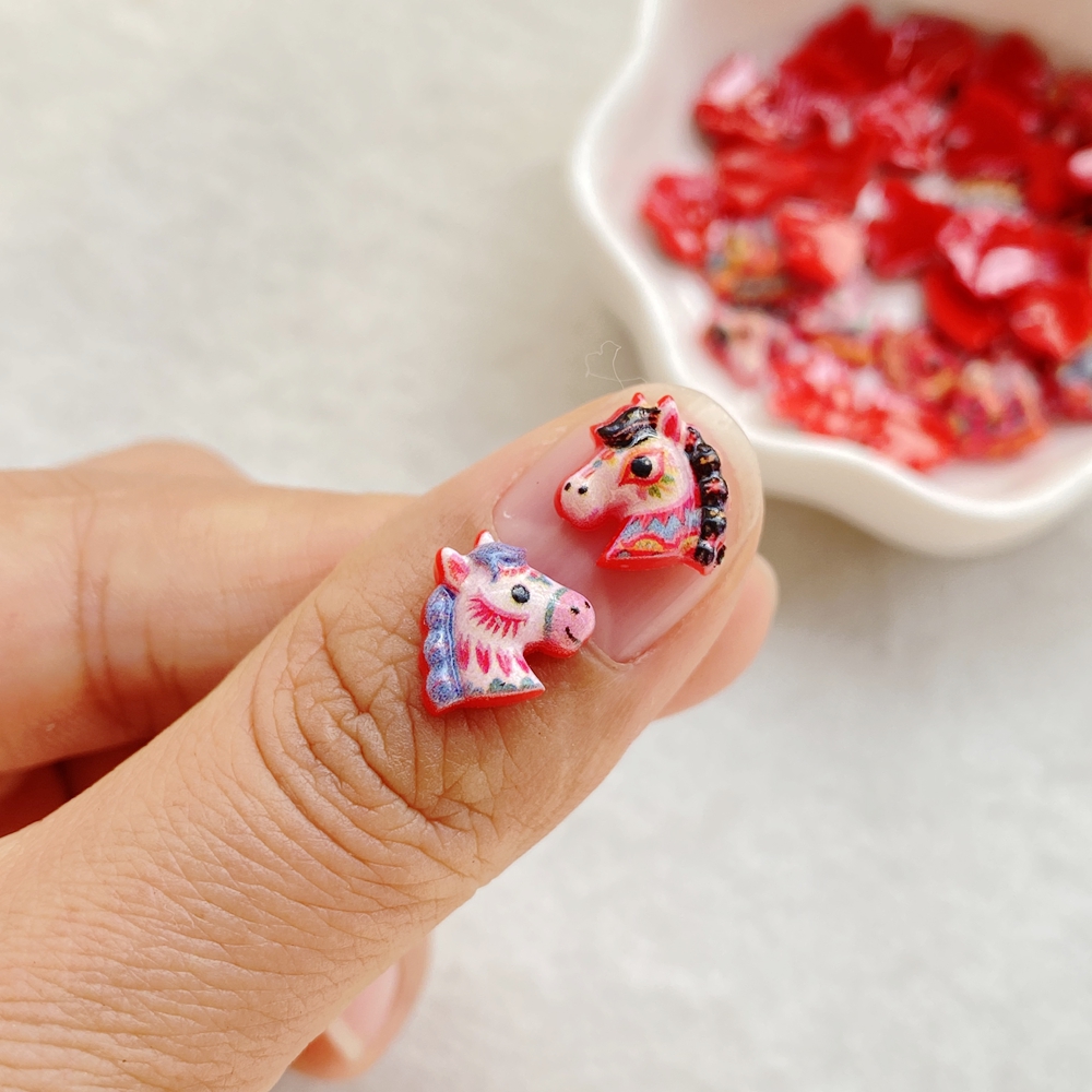 50pcs Resin Cute Mini Red Anim – обзор и цена Art Craft Easter