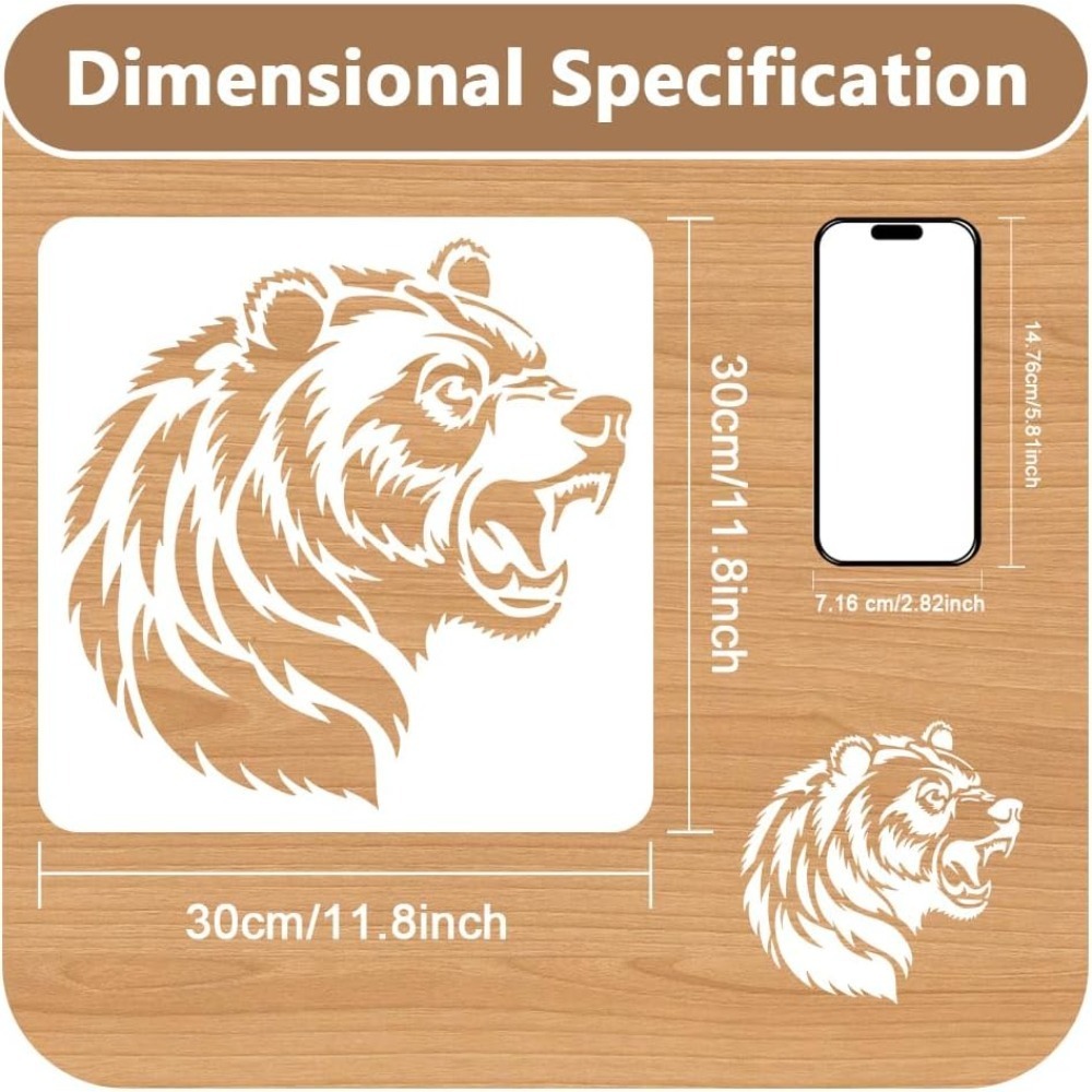 1 Piece Roaring Bear Head Anim – обзор и цена Art Craft Animals