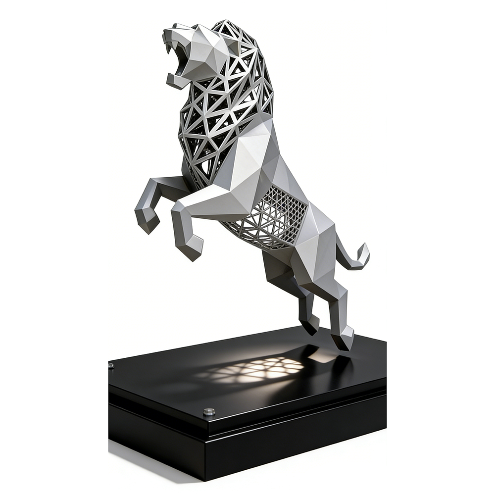 Custom SLM Metal 3D Printing S – обзор и цена Art Craft Lion
