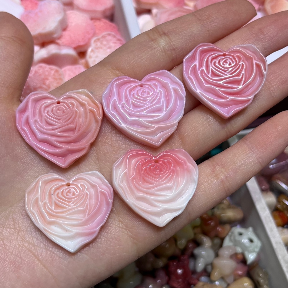 2PCS Natural Queen Shell Stone – обзор и цена Queen Art Craft