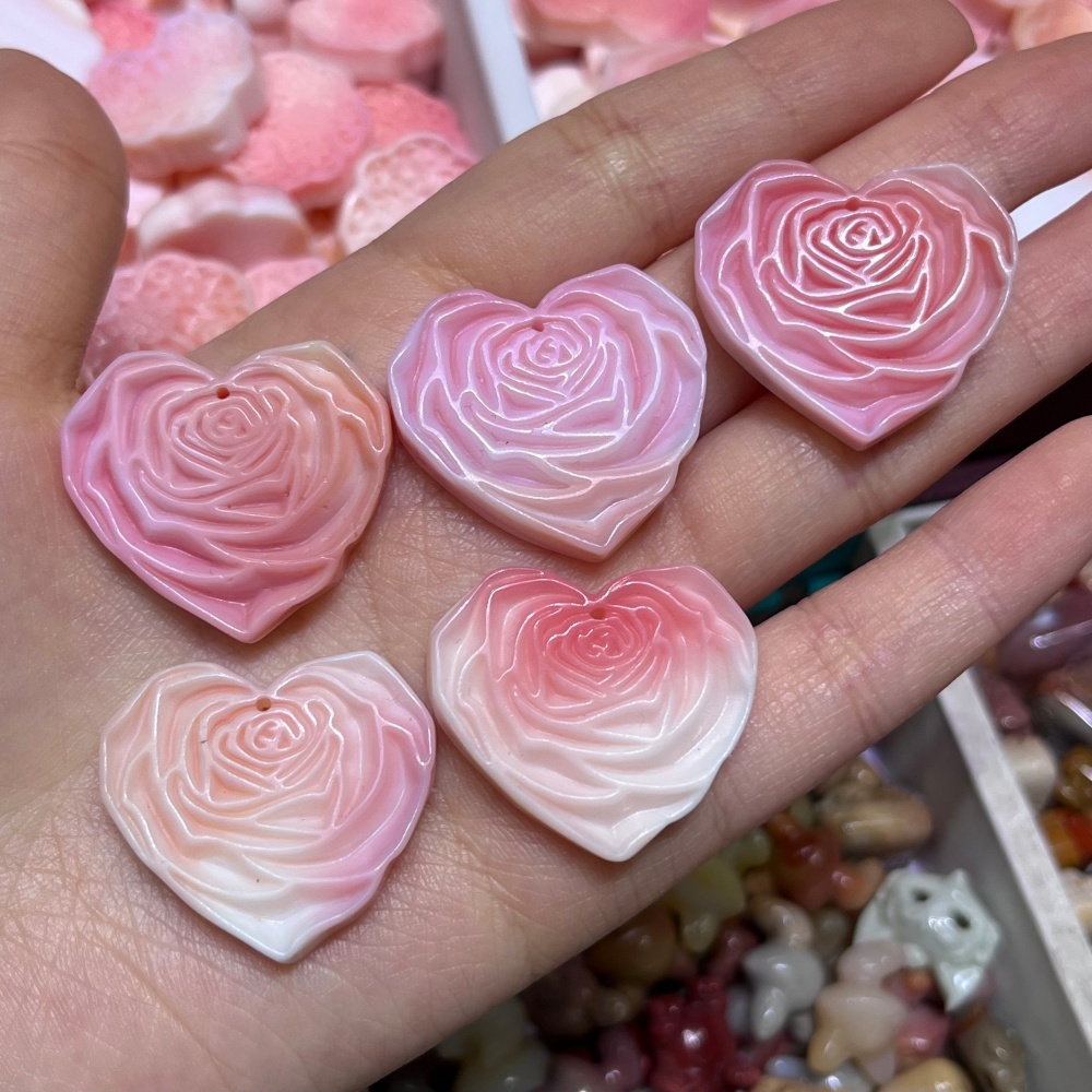 2PCS Natural Queen Shell Stone – обзор и цена Queen Art Craft