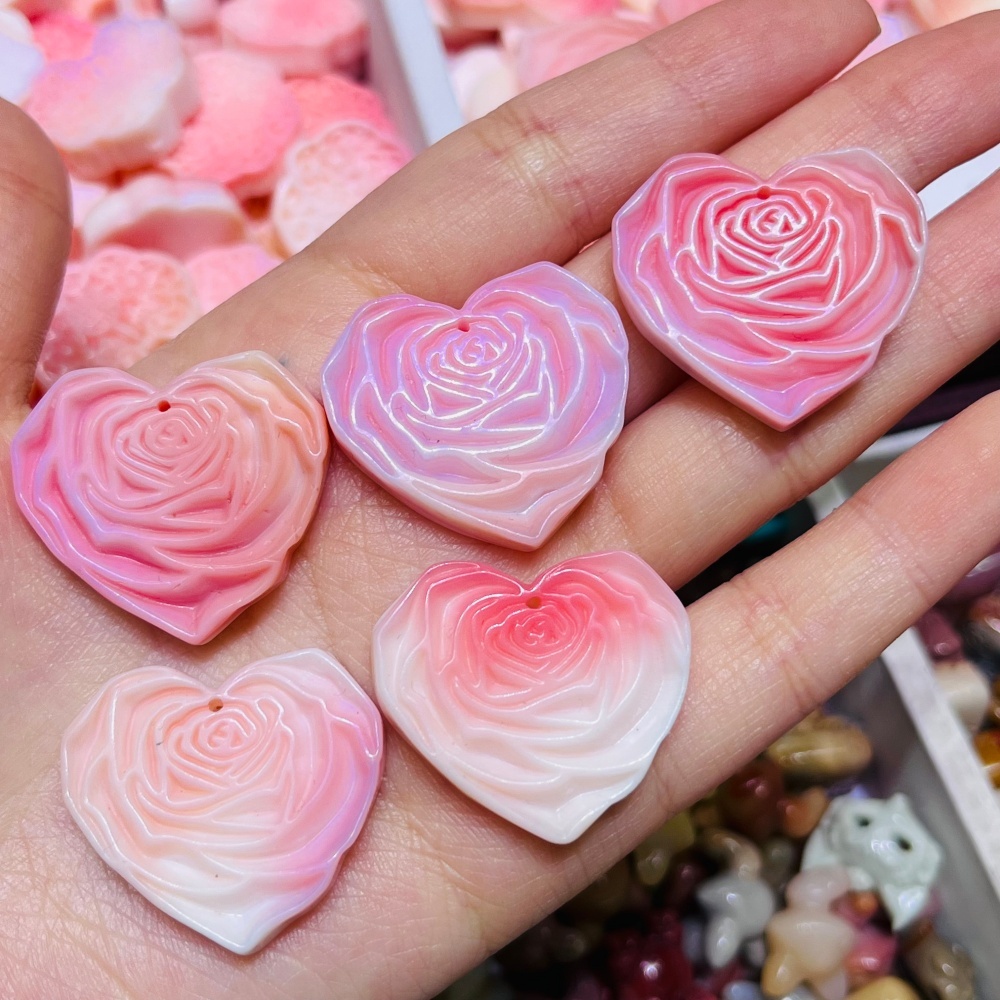 2PCS Natural Queen Shell Stone – обзор и цена Queen Art Craft