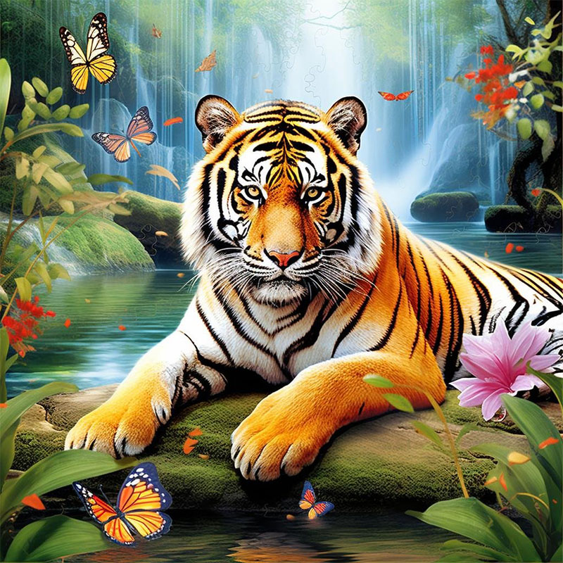 1 set of Tiger King Diamond Pa – обзор и цена Art Craft Animals