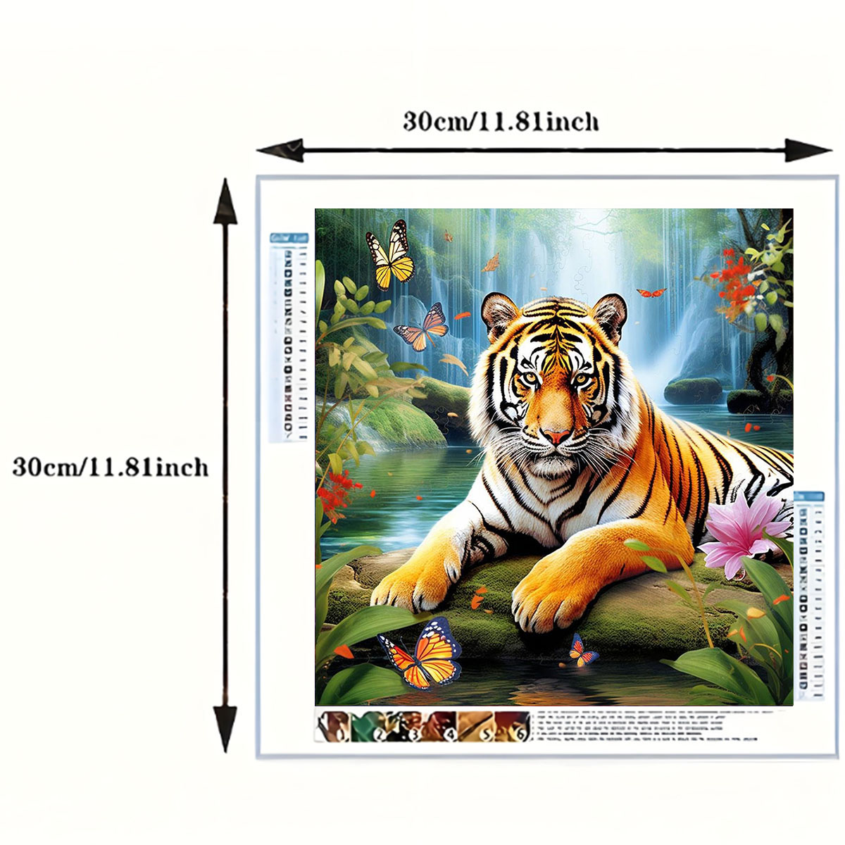 1 set of Tiger King Diamond Pa – обзор и цена Art Craft Animals