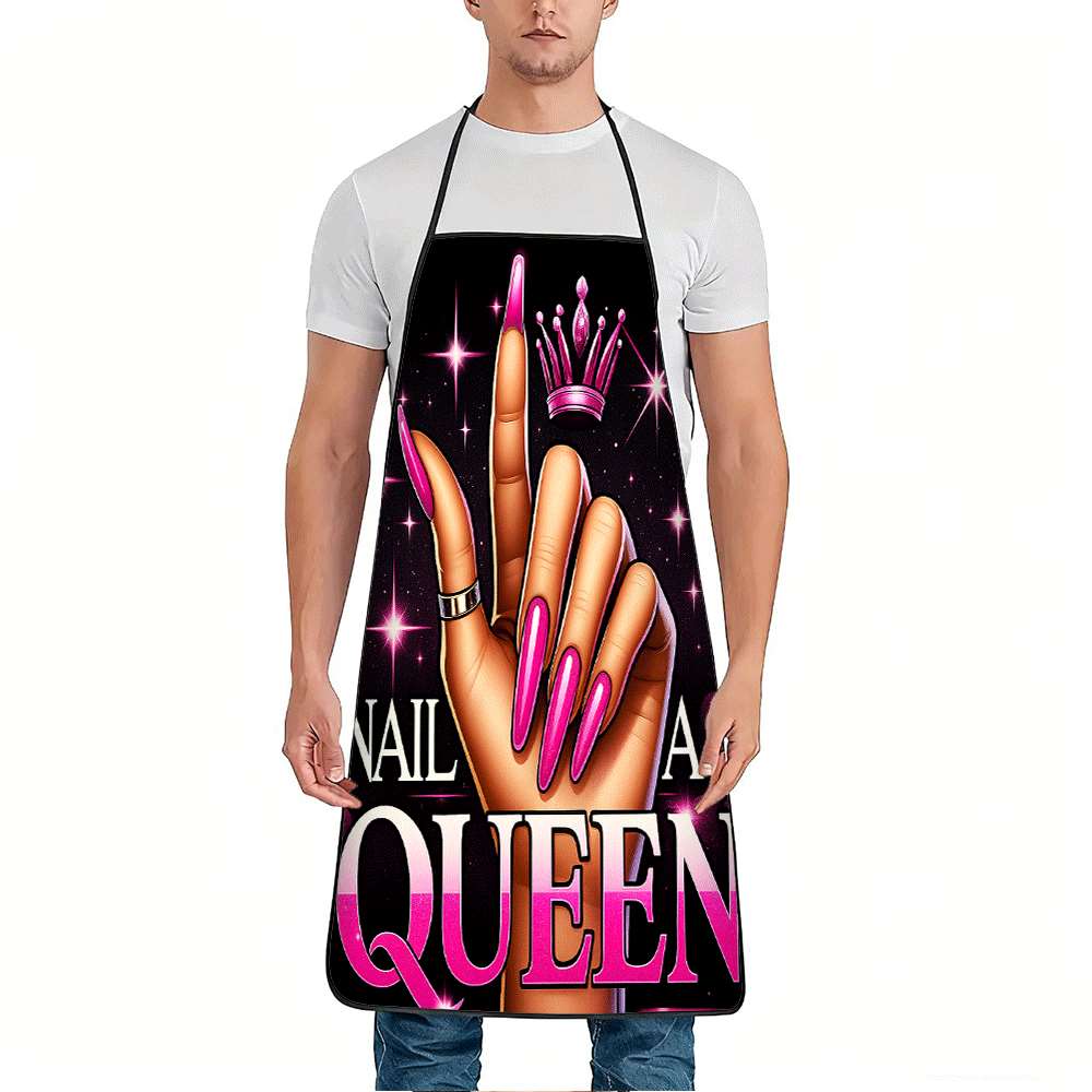 1 Trendy Nail Art-Themed Apron – обзор и цена Queen Art Craft