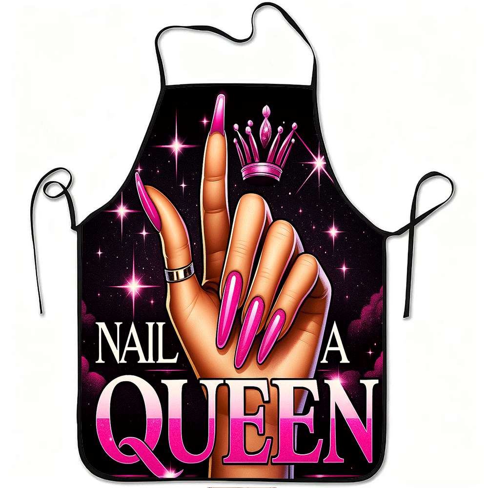 1 Trendy Nail Art-Themed Apron – обзор и цена Queen Art Craft