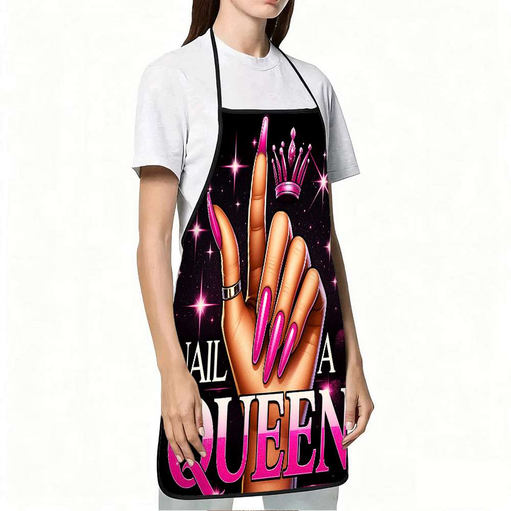 1 Trendy Nail Art-Themed Apron – обзор и цена Queen Art Craft