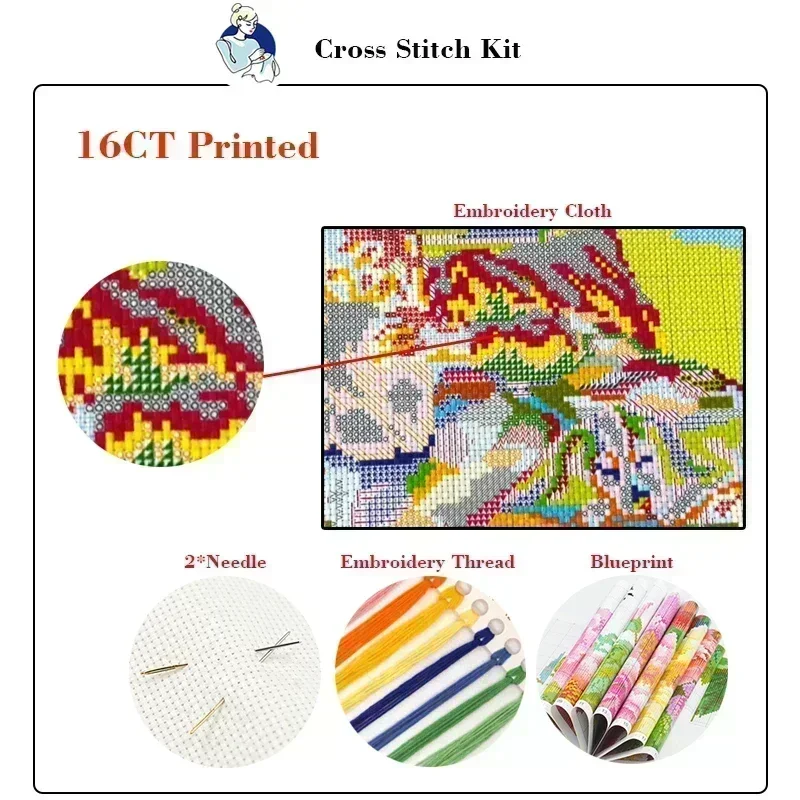 JoySunday Cross Stitch Kit A S – обзор и цена Art Craft Village