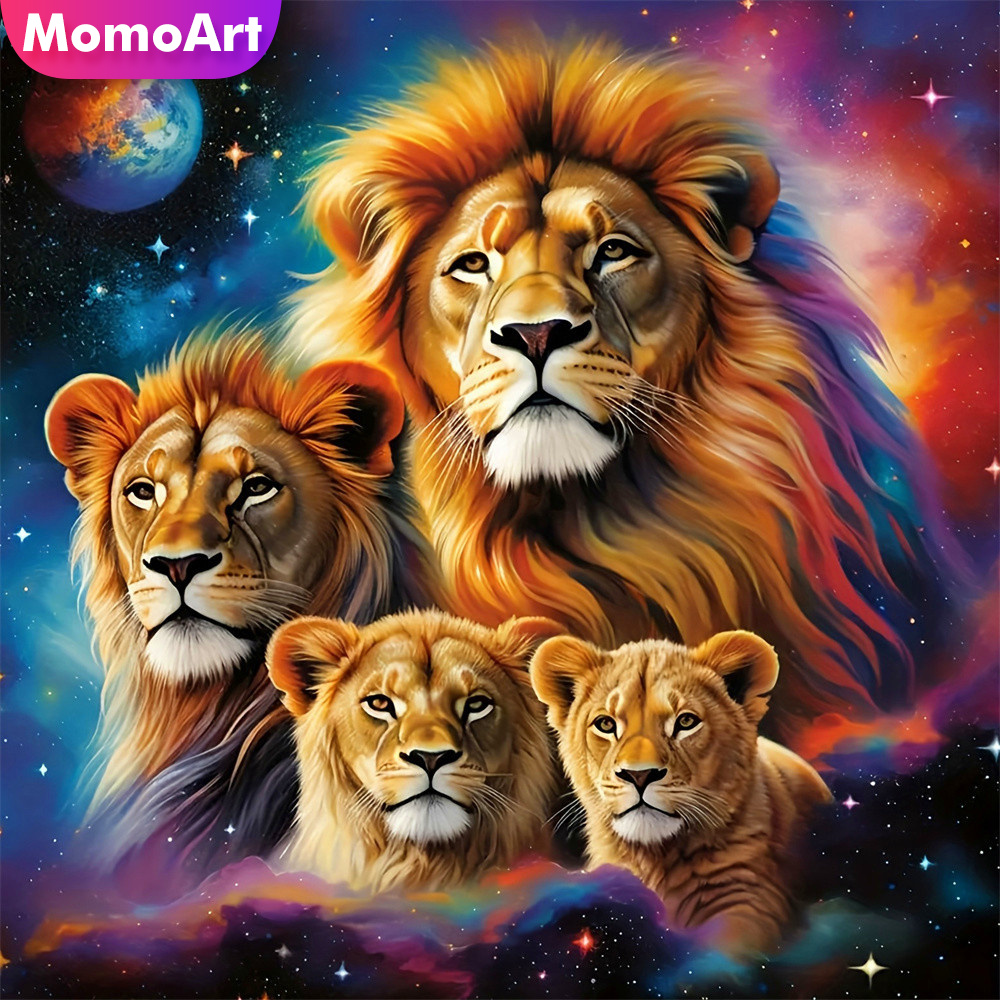 Momoart Diamond Painting Lions – обзор и цена Art Craft Lion