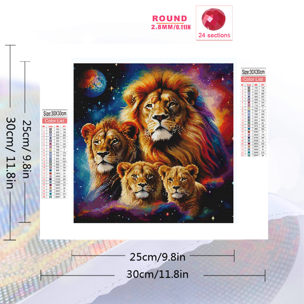 Momoart Diamond Painting Lions – обзор и цена Art Craft Lion