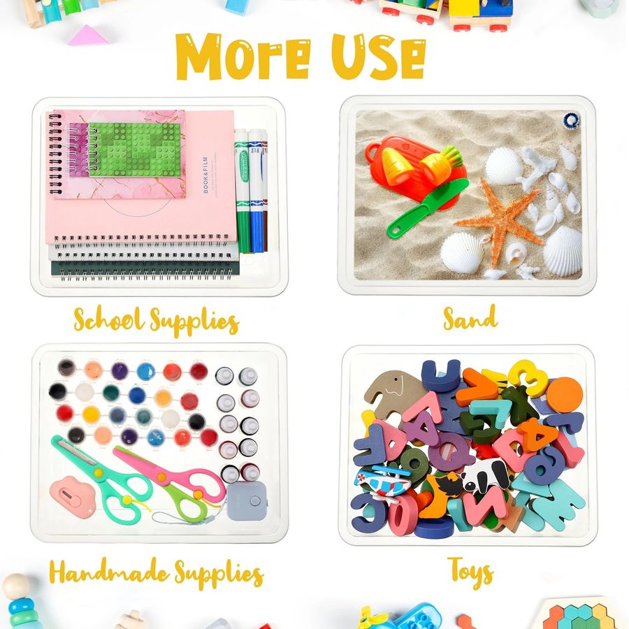 24 Pcs Plastic Art Trays 11 x  – обзор и цена School Of Art X Craft