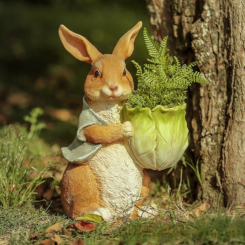 Outdoor Garden Statues Rabbit  – обзор и цена Art Craft Animals