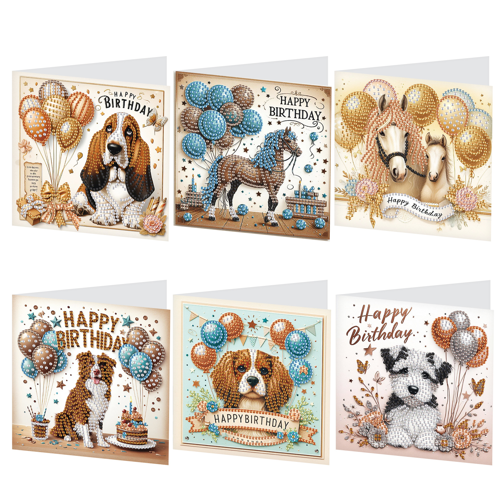 6 Pcs Diamond Art Painting Gre – обзор и цена Art Craft Animals