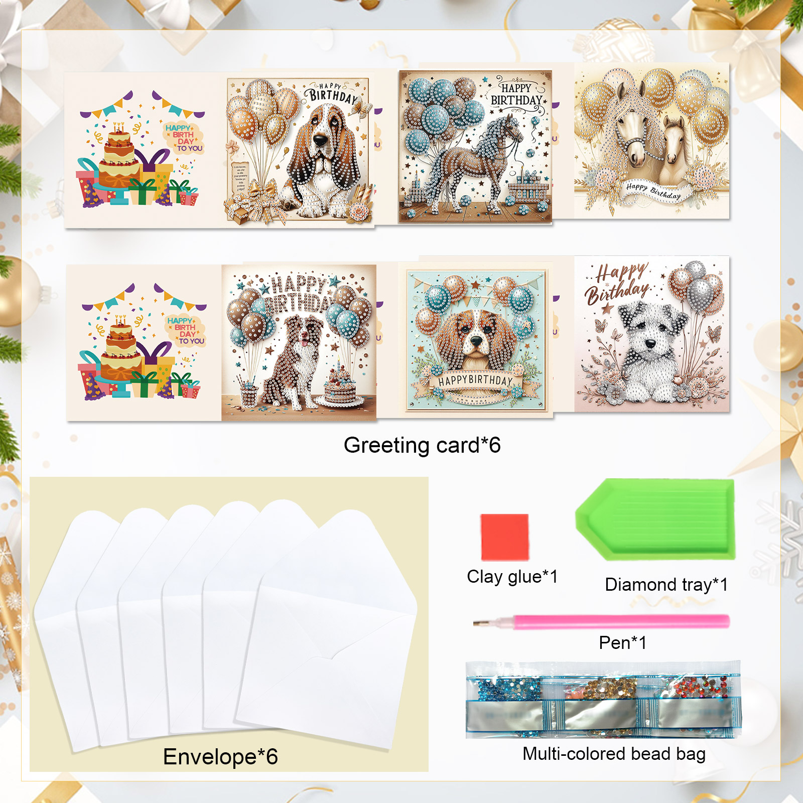 6 Pcs Diamond Art Painting Gre – обзор и цена Art Craft Animals