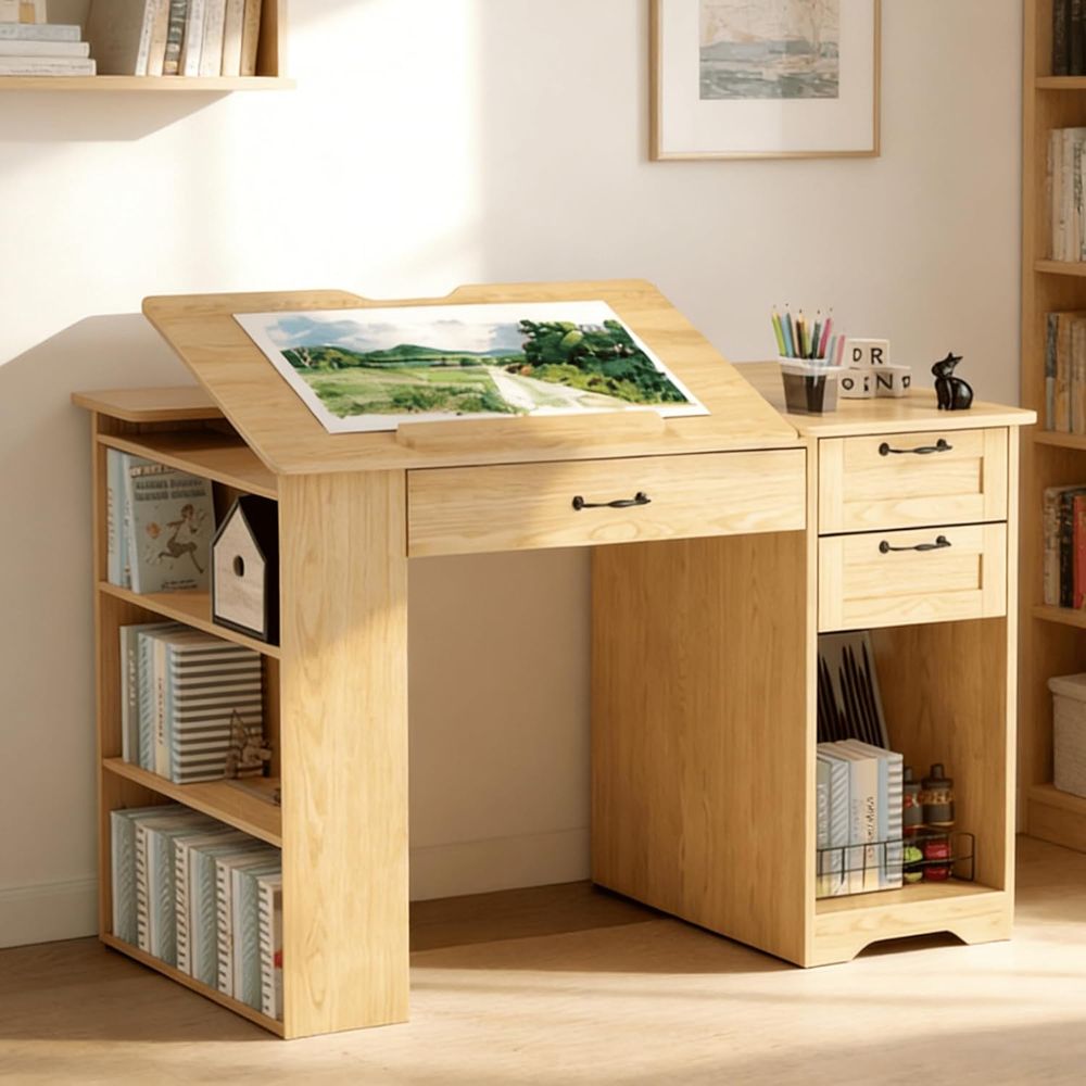 Adjustable Desk with Storage,  – обзор и цена Art & Craft Paper Ideas