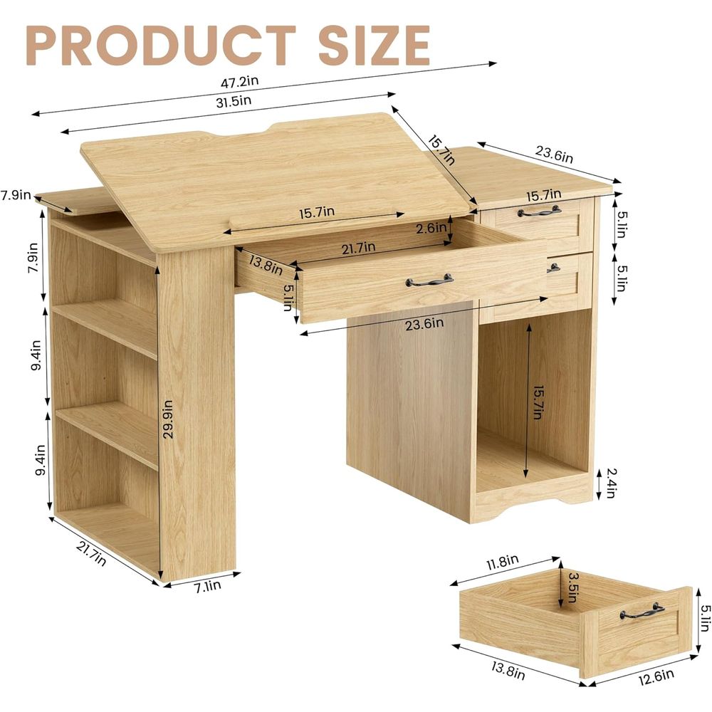 Adjustable Desk with Storage,  – обзор и цена Art & Craft Paper Ideas