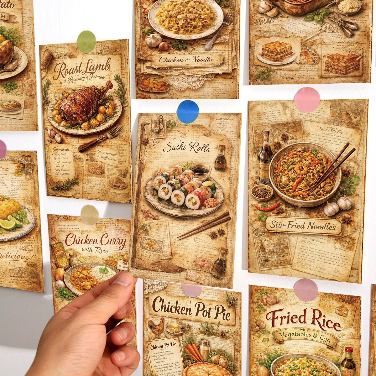 20pcs Dessert Food-Themed Wall – обзор и цена Art Craft Bakery