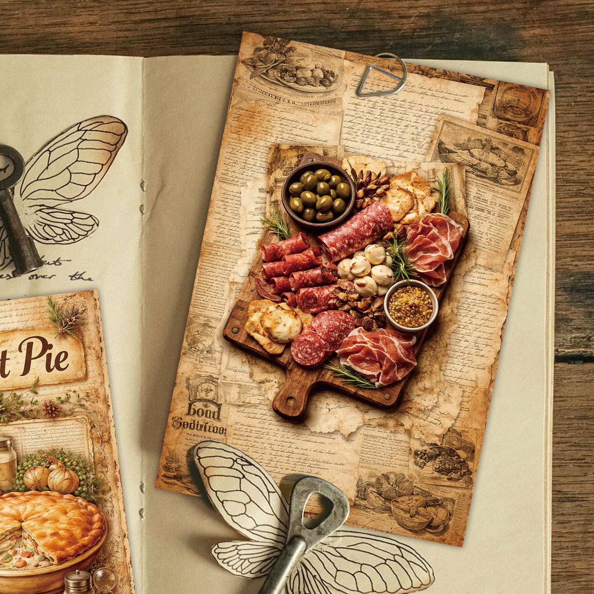 20pcs Dessert Food-Themed Wall – обзор и цена Art Craft Bakery