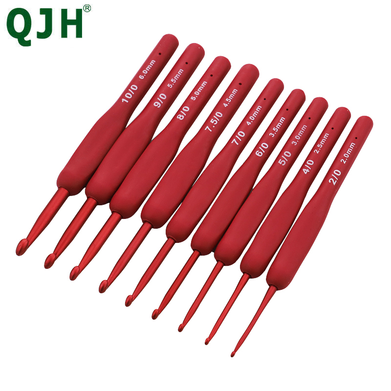 9pcs Silicone Handle Crochet H – обзор и цена Crochet Hook Set