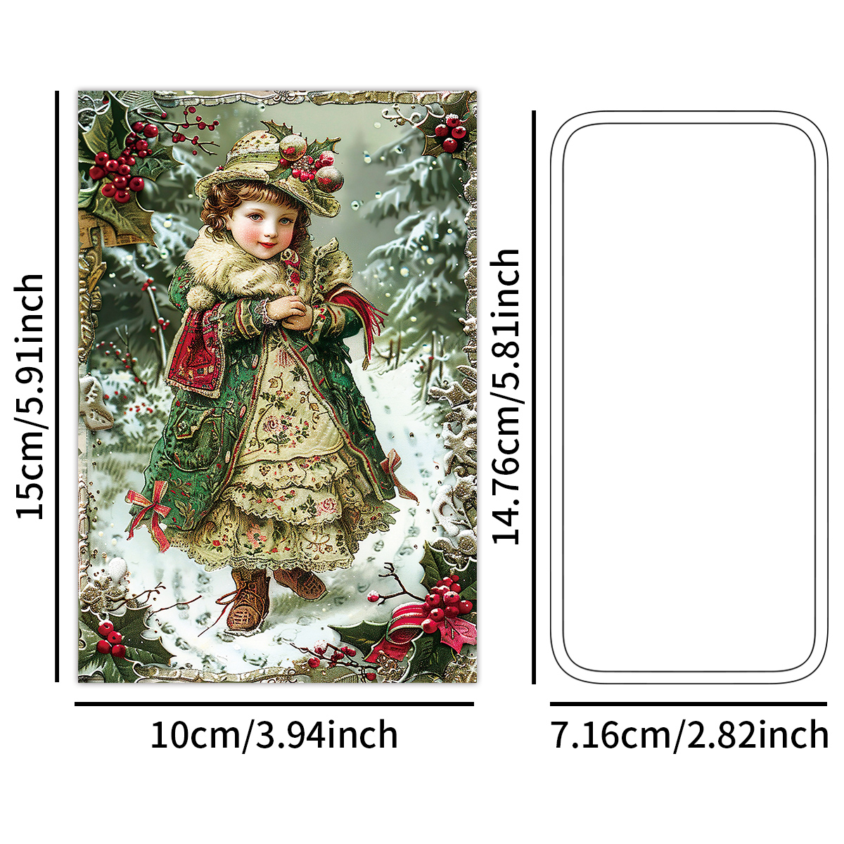 30pcs Vintage Christmas Green  – обзор и цена Art Craft Village