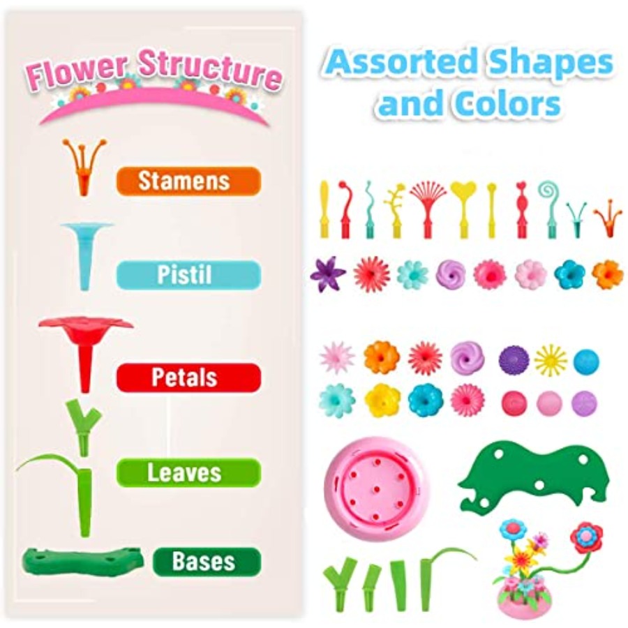 Flower Building Toy Set for Gi – обзор и цена Art Craft Building