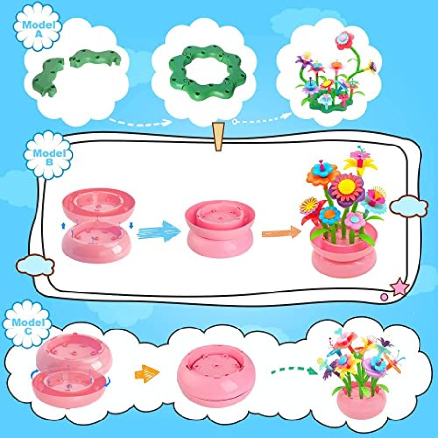 Flower Building Toy Set for Gi – обзор и цена Art Craft Building
