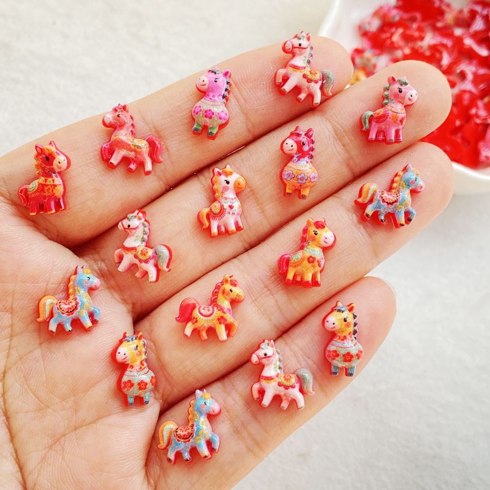 50pcs Resin Cute Mini Red Anim – обзор и цена Art Craft Easter
