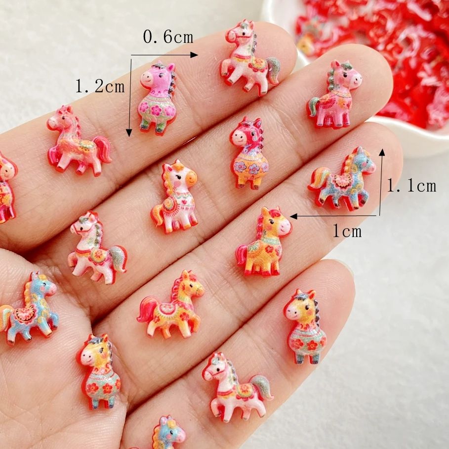 50pcs Resin Cute Mini Red Anim – обзор и цена Art Craft Easter